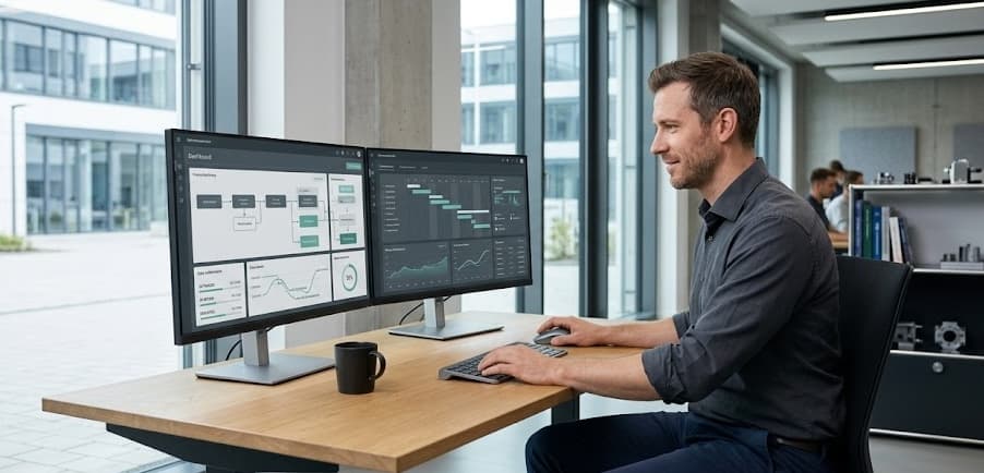 Digitaler Arbeitsplatz im Unternehmensalltag